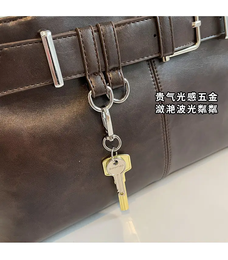 Women's Vintage Brown Shoulder Bag 2024 Autumn Winter — feature 4