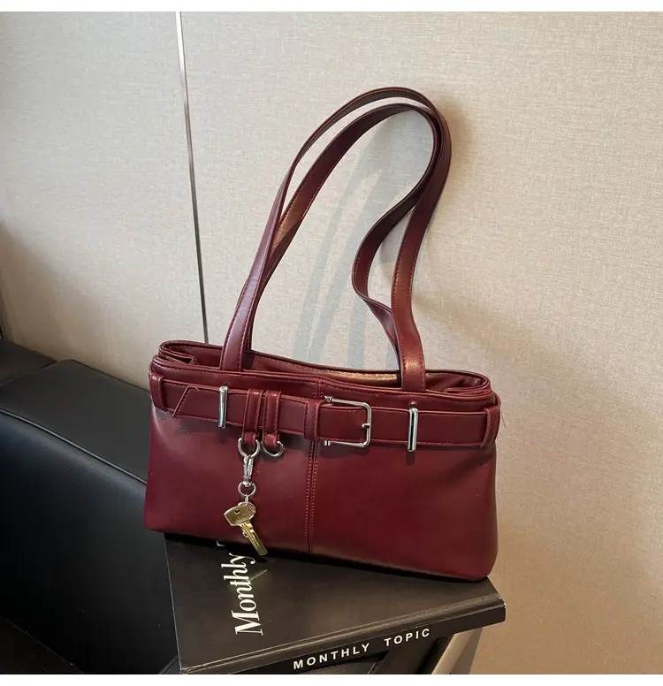 Women's Vintage Brown Shoulder Bag 2024 Autumn Winter — feature 8