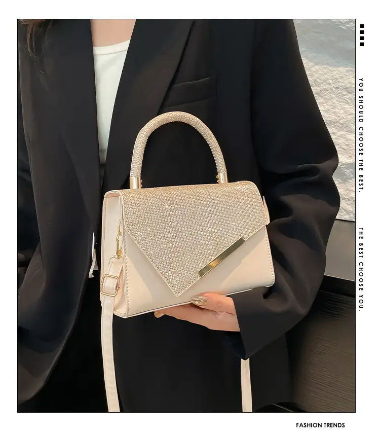 Women's High-end Gold Silk Embroidery Shoulder Crossbody Bag — feature 2