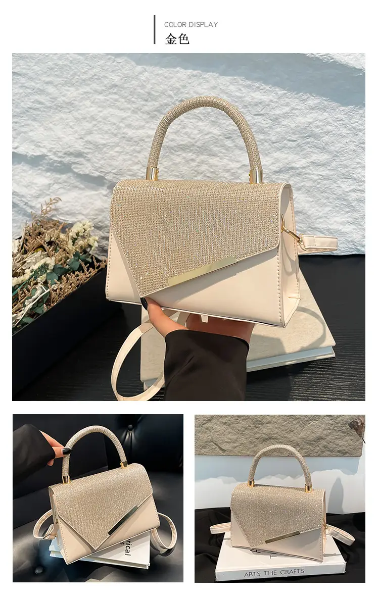 Women's High-end Gold Silk Embroidery Shoulder Crossbody Bag — feature 25