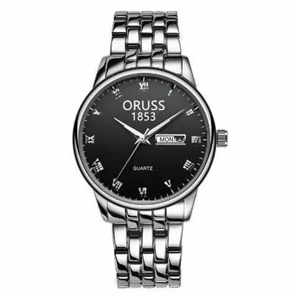 Royal Men's Quartz Watch Silver Stainless Band — feature 13