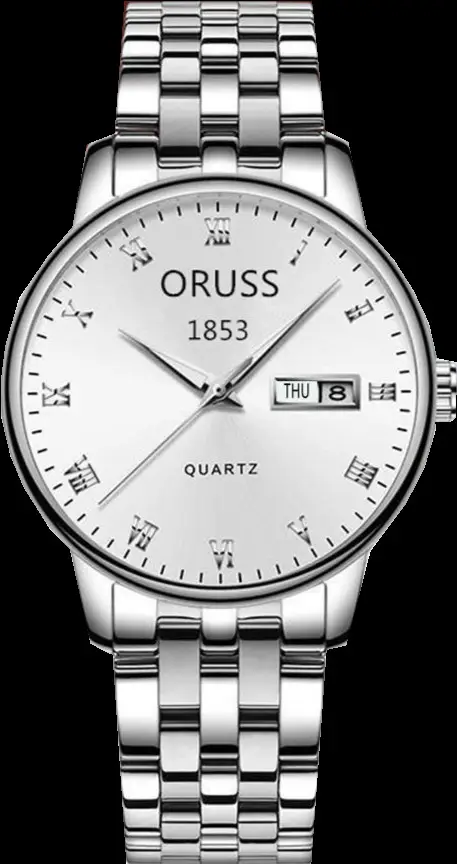 Royal Men's Quartz Watch Silver Stainless Band — feature 14