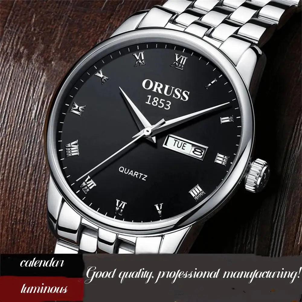 Royal Men's Quartz Watch Silver Stainless Band — feature 4