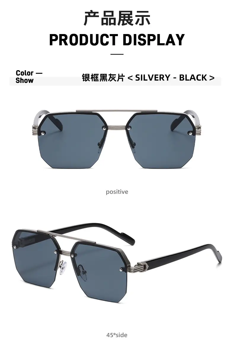 European American Ins Boys Sunglasses Anti-Ultraviolet Half Frame β feature 11