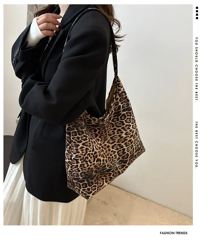 Leopard Print Large Capacity Women's Shoulder Bag — feature 2