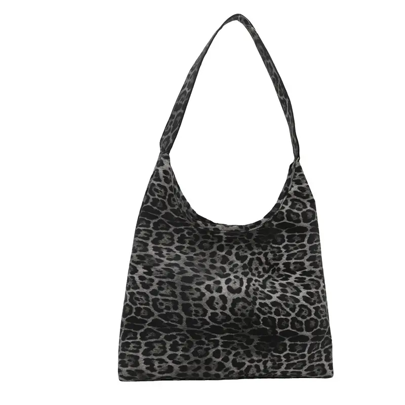 Leopard Print Large Capacity Women's Shoulder Bag - Image 3
