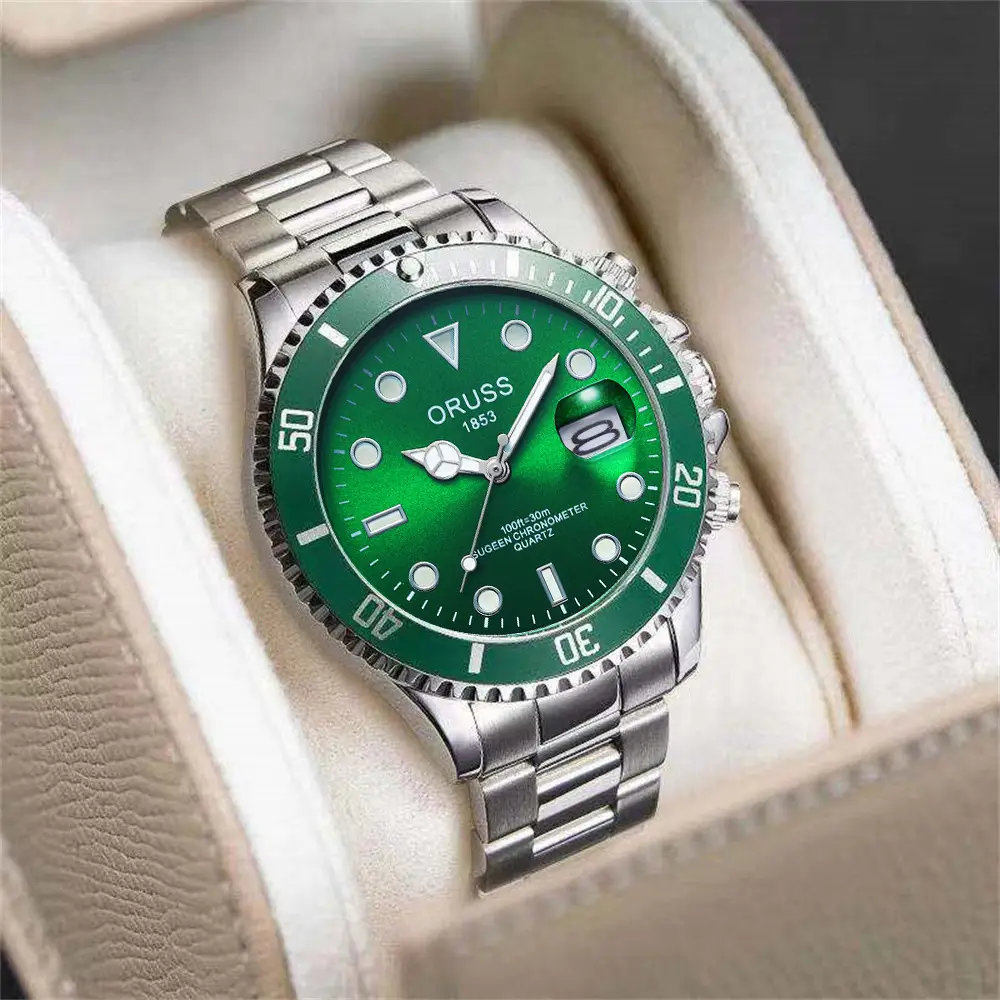Swiss Aorushi Brand Men's Watch Male Student Luminous Waterproof High-end Large Dial Automatic Non-mechanical Watch — feature 14