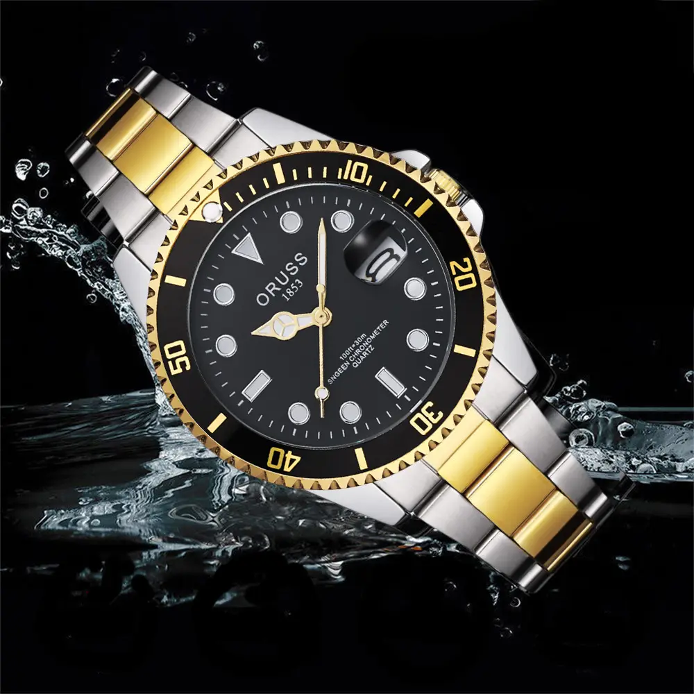 Swiss Aorushi Brand Men's Watch Male Student Luminous Waterproof High-end Large Dial Automatic Non-mechanical Watch — feature 25