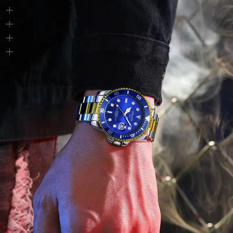 Swiss Aorushi Brand Men's Watch Male Student Luminous Waterproof High-end Large Dial Automatic Non-mechanical Watch — feature 27