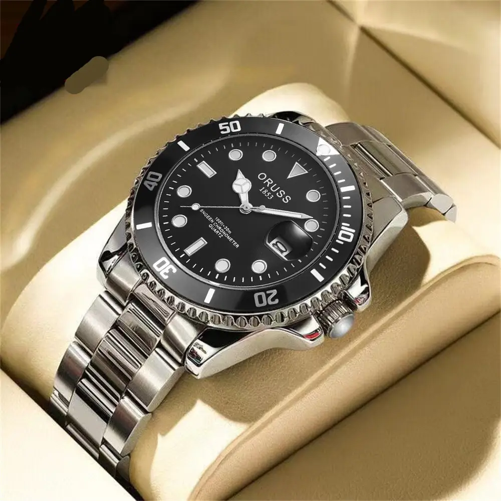 Swiss Aorushi Brand Men's Watch Male Student Luminous Waterproof High-end Large Dial Automatic Non-mechanical Watch — feature 9
