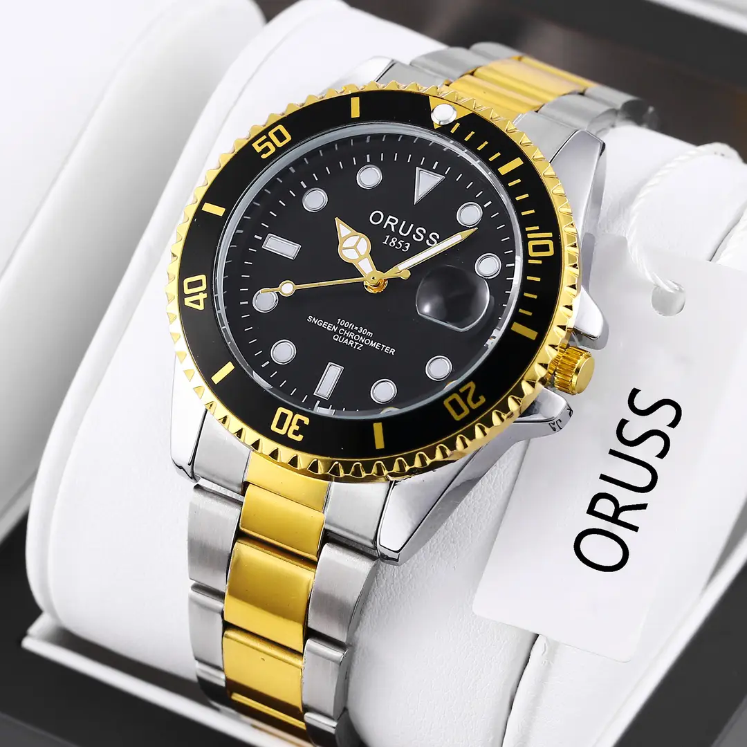 Swiss Aorushi Brand Men's Watch Male Student Luminous Waterproof High-end Large Dial Automatic Non-mechanical Watch