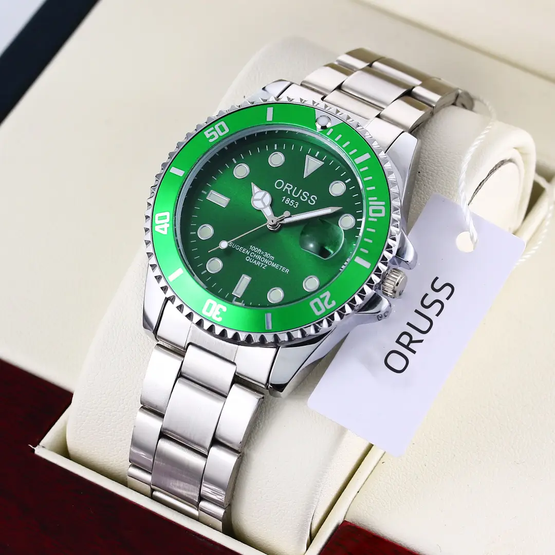 Swiss Aorushi Brand Men's Watch Male Student Luminous Waterproof High-end Large Dial Automatic Non-mechanical Watch