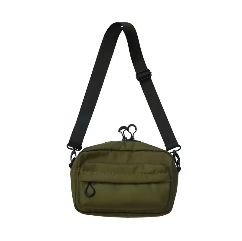 Men's Green Shoulder Crossbody Bag Large Capacity Harajuku Style - Image 7
