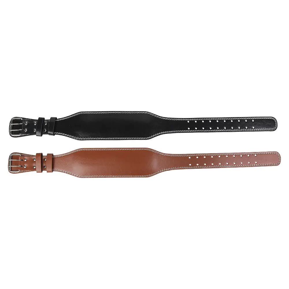 Adult Fitness Belt Thickened Squat Support Deadlift Anti-Sprain Brown - Image 7