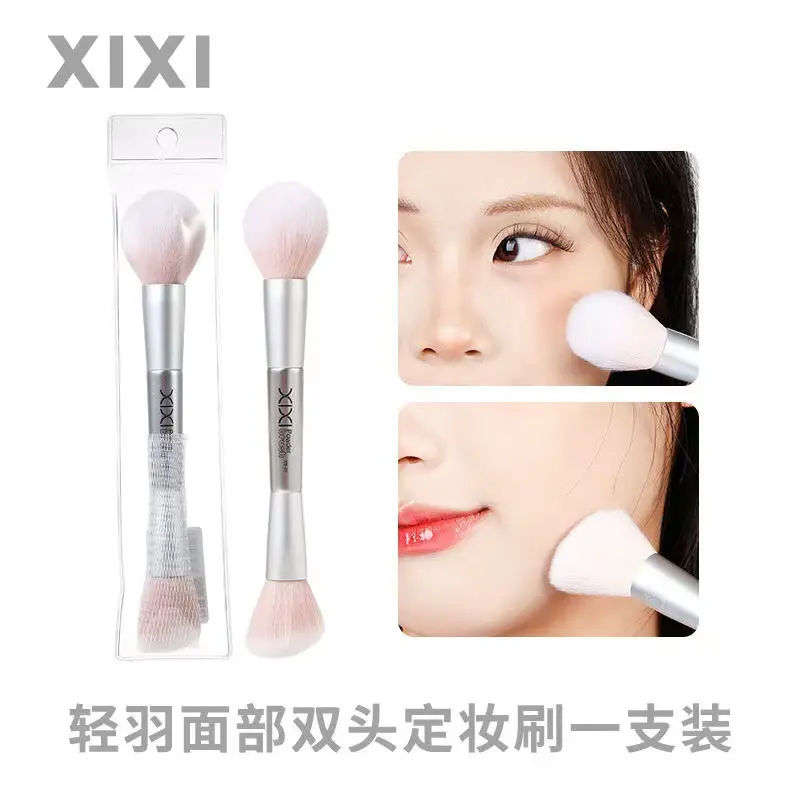 Xixi Double Head Makeup Brush Powder Blush Mini Portable