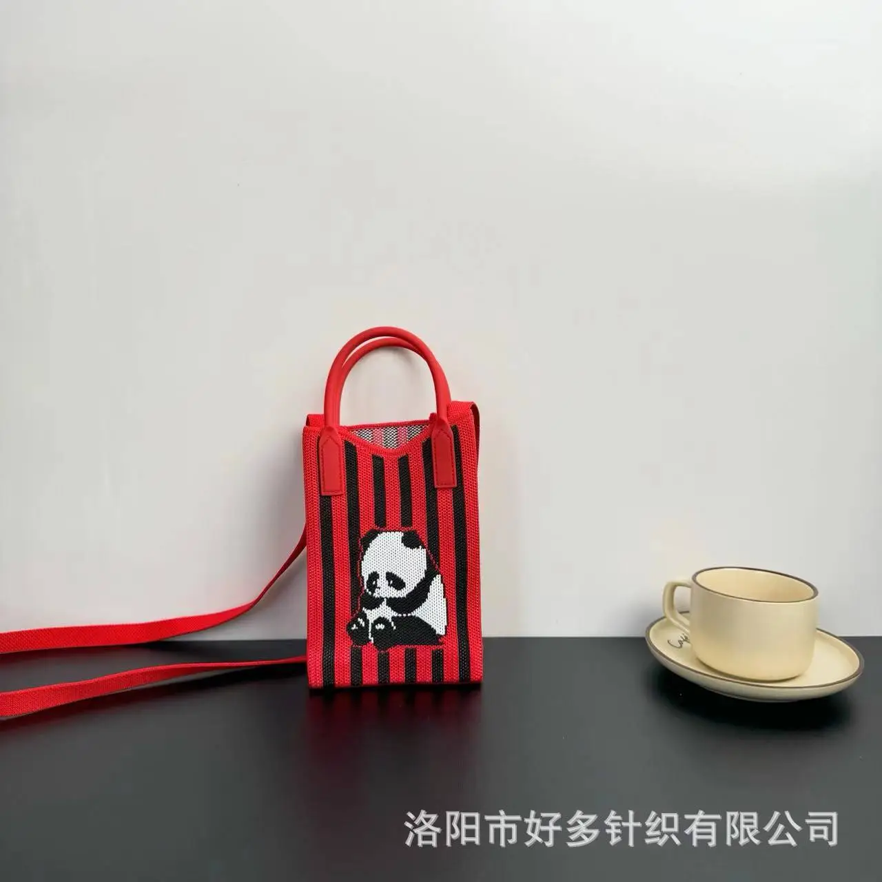 Cartoon Knitted Crossbody Bag Dopamine Niche - Image 19