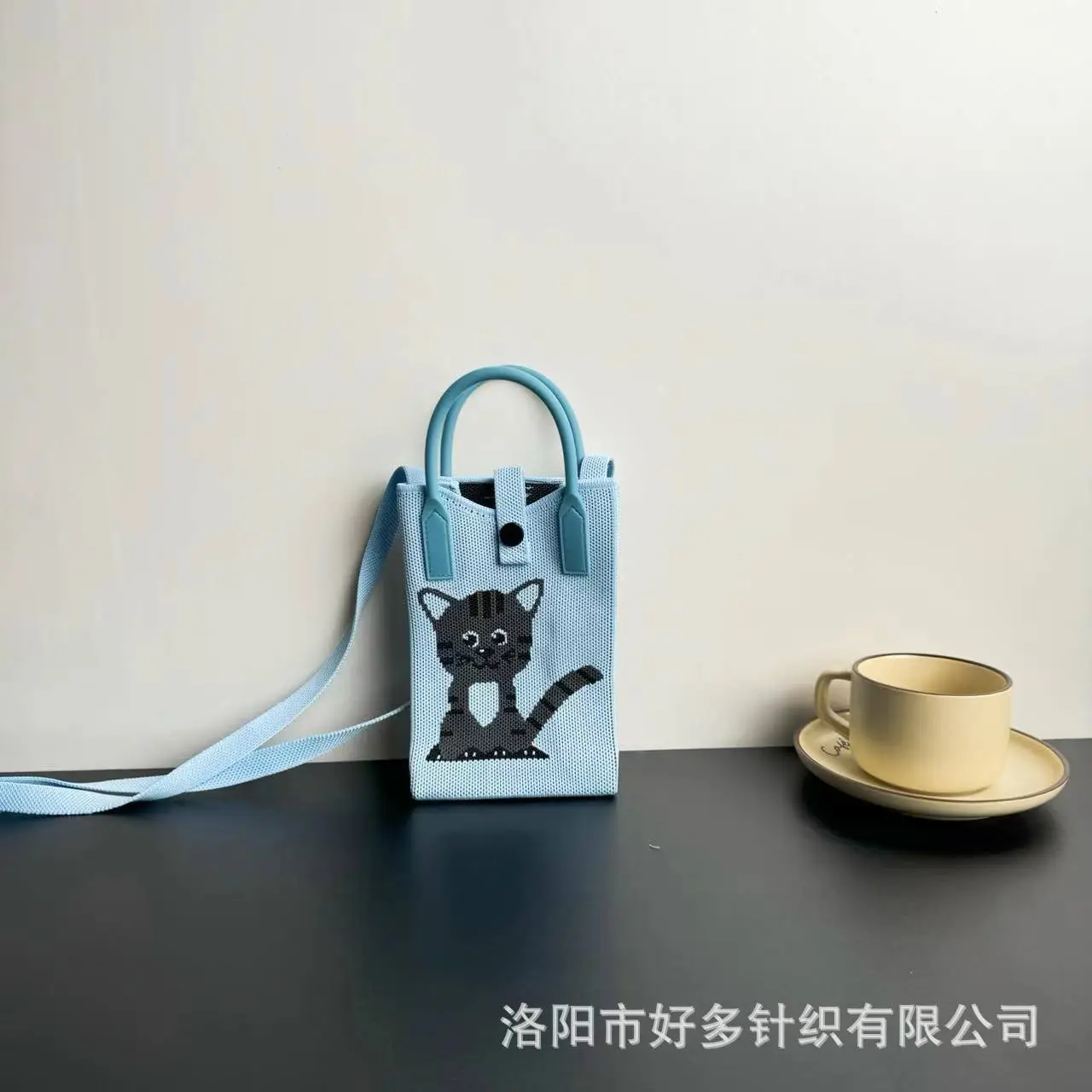 Cartoon Knitted Crossbody Bag Dopamine Niche - Image 27