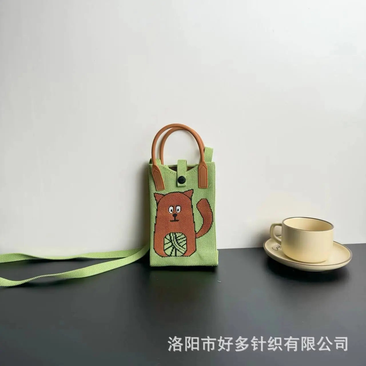 Cartoon Knitted Crossbody Bag Dopamine Niche - Image 29