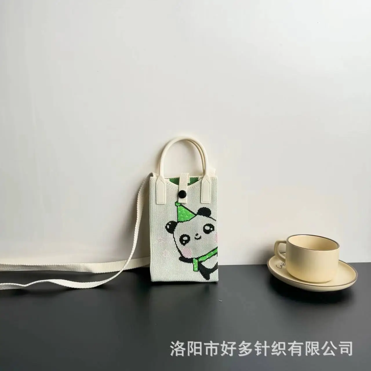 Cartoon Knitted Crossbody Bag Dopamine Niche - Image 33