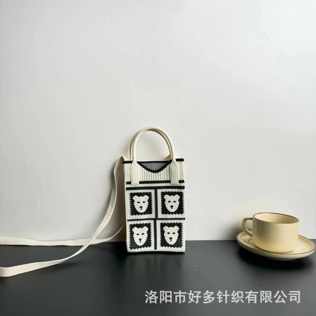 Cartoon Knitted Crossbody Bag Dopamine Niche - Image 39