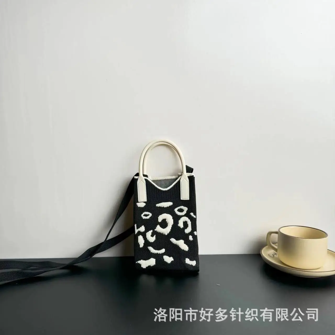 Cartoon Knitted Crossbody Bag Dopamine Niche - Image 45