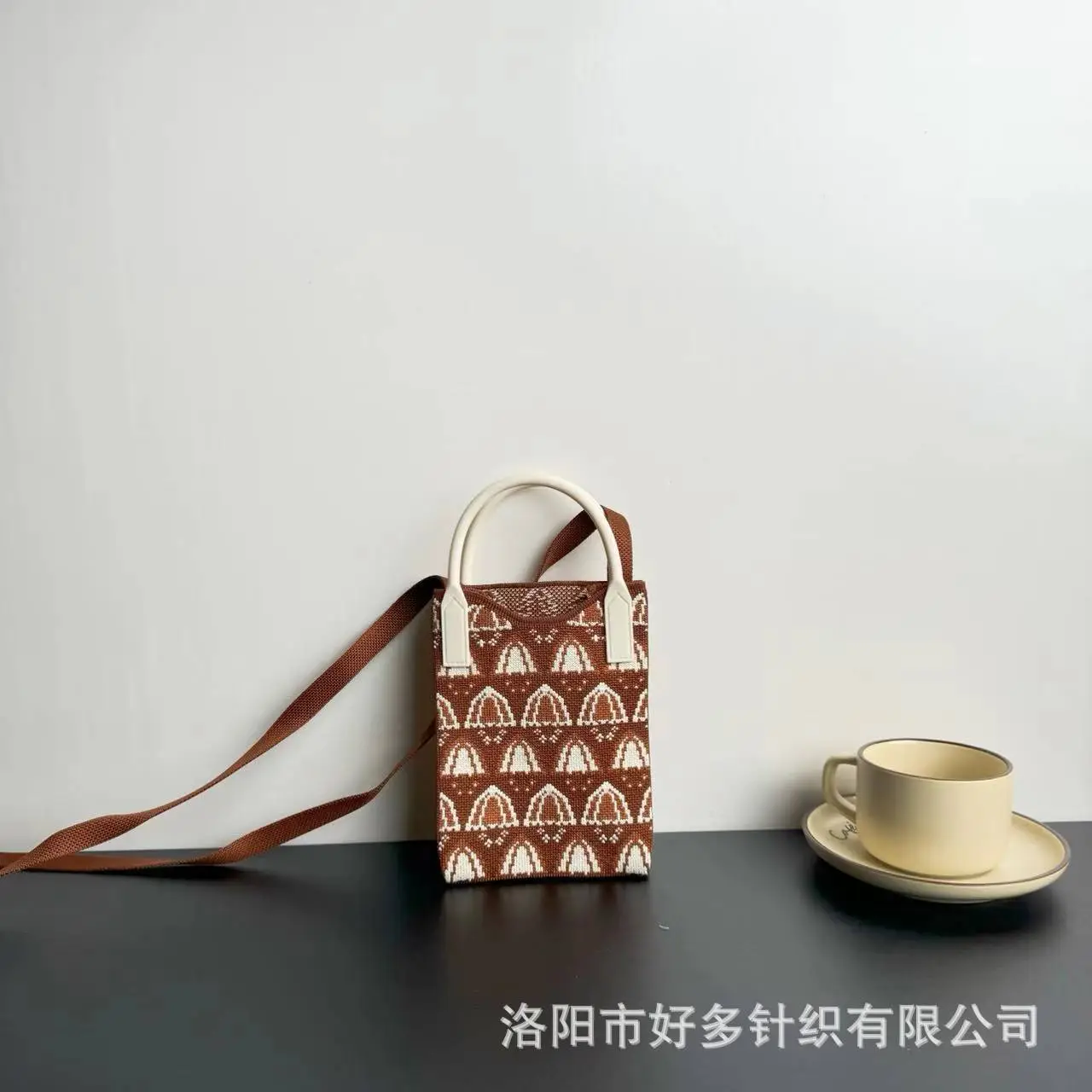 Cartoon Knitted Crossbody Bag Dopamine Niche - Image 47