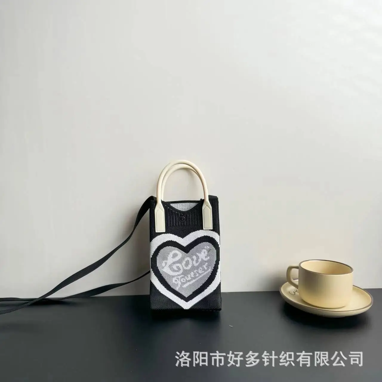 Cartoon Knitted Crossbody Bag Dopamine Niche - Image 48