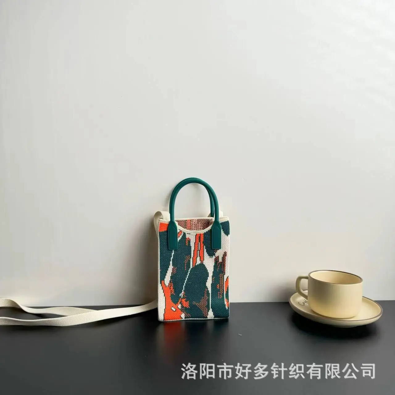 Cartoon Knitted Crossbody Bag Dopamine Niche - Image 49