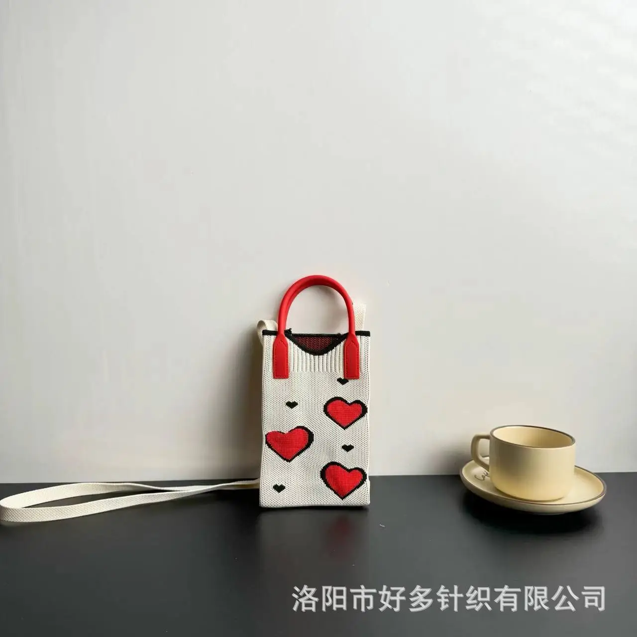 Cartoon Knitted Crossbody Bag Dopamine Niche - Image 50