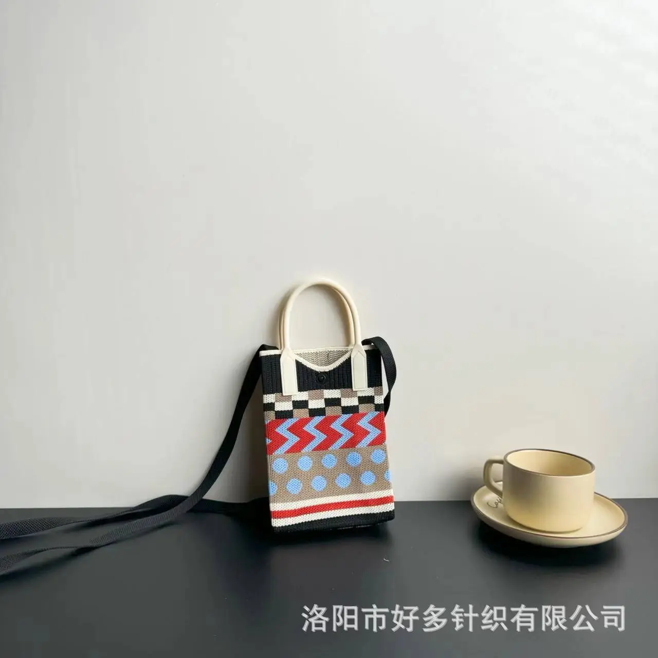 Cartoon Knitted Crossbody Bag Dopamine Niche - Image 52