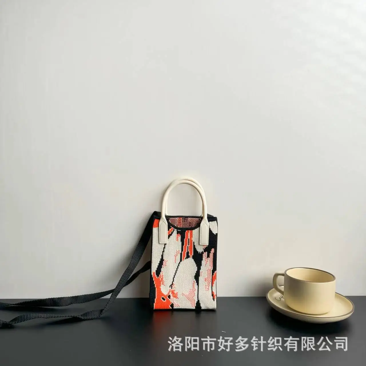 Cartoon Knitted Crossbody Bag Dopamine Niche - Image 55