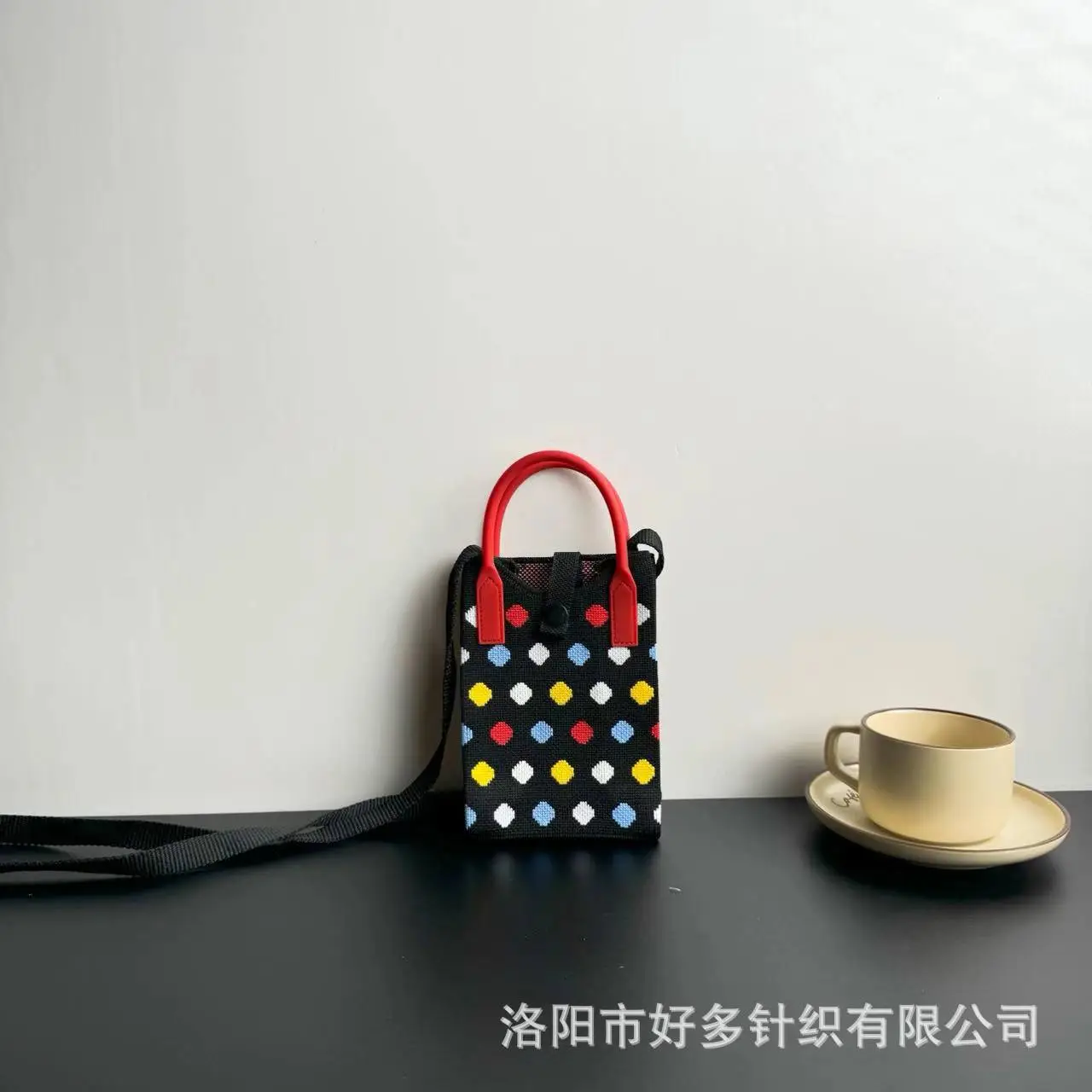 Cartoon Knitted Crossbody Bag Dopamine Niche - Image 56