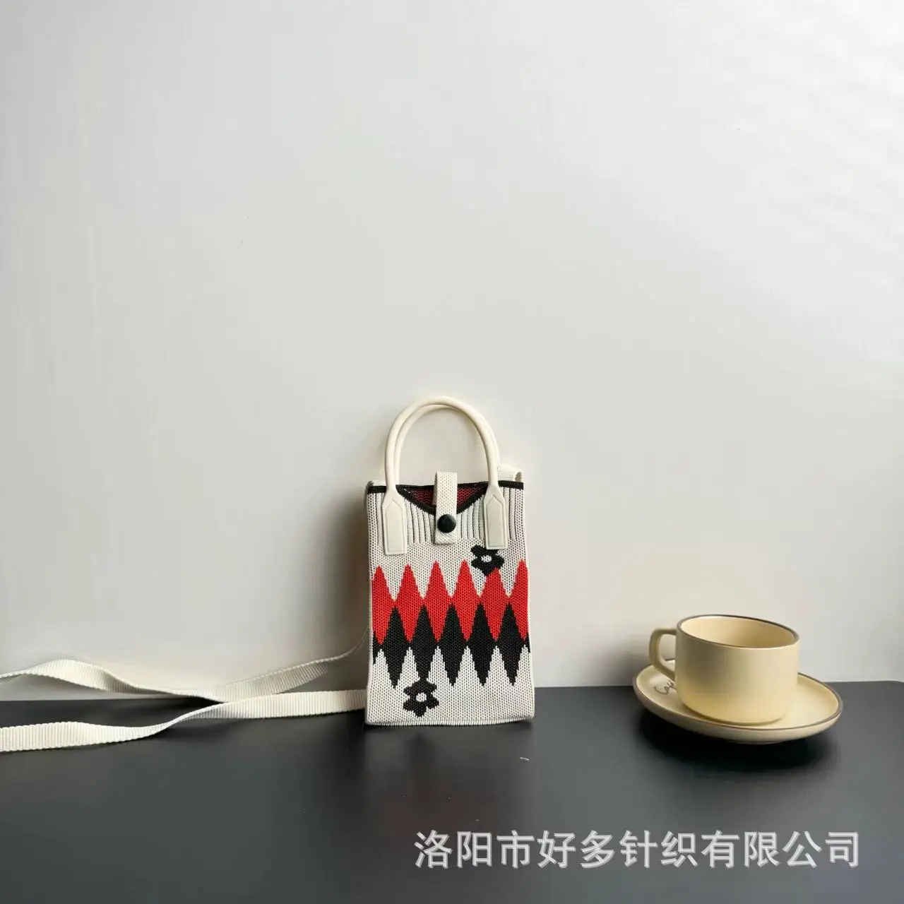 Cartoon Knitted Crossbody Bag Dopamine Niche - Image 57