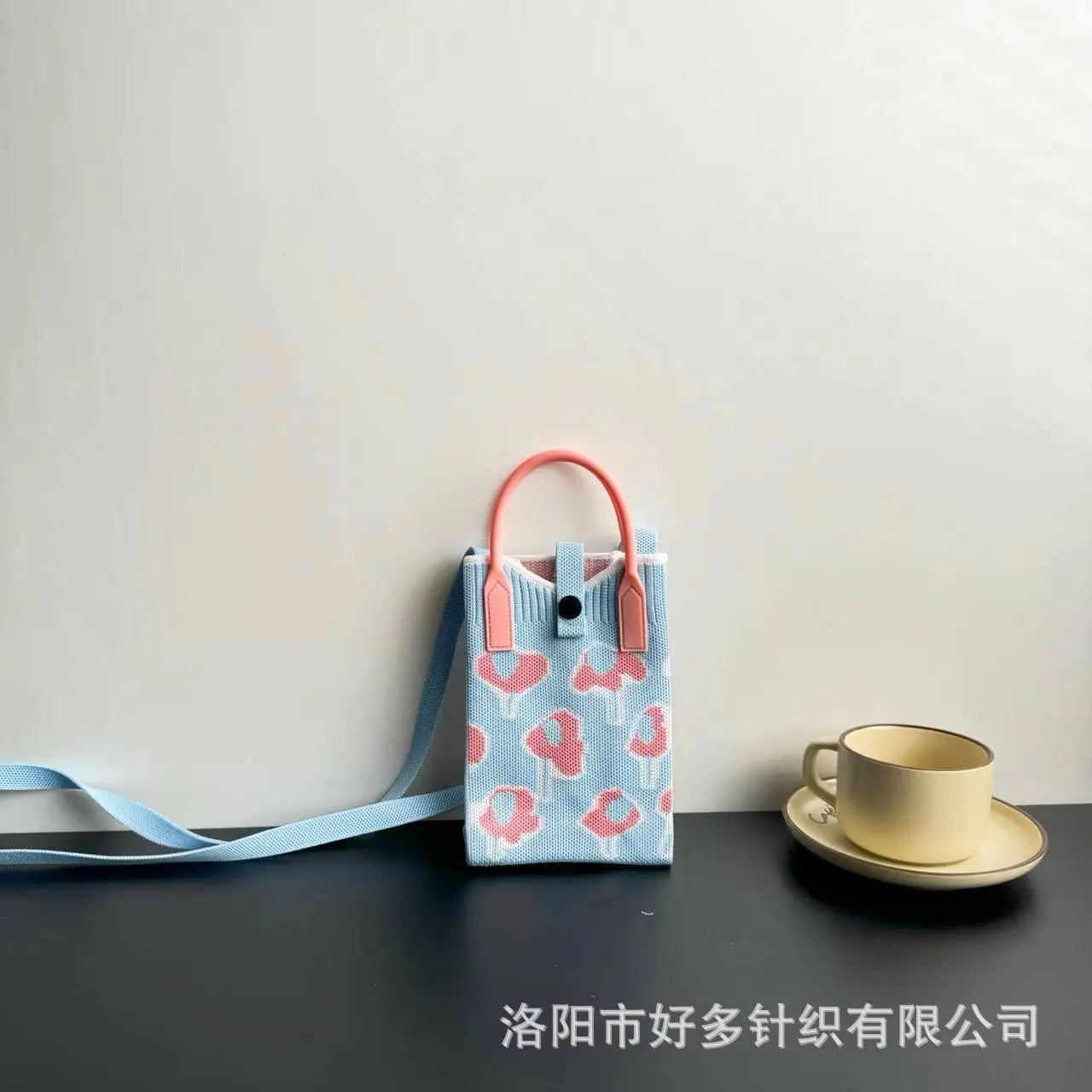 Cartoon Knitted Crossbody Bag Dopamine Niche - Image 61