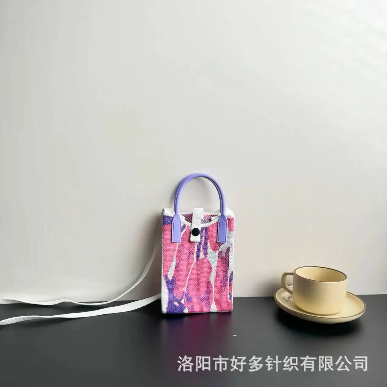 Cartoon Knitted Crossbody Bag Dopamine Niche - Image 62