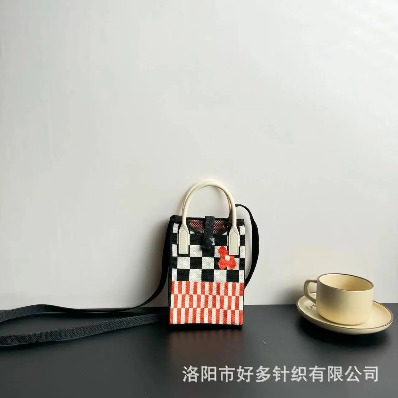 Cartoon Knitted Crossbody Bag Dopamine Niche - Image 63
