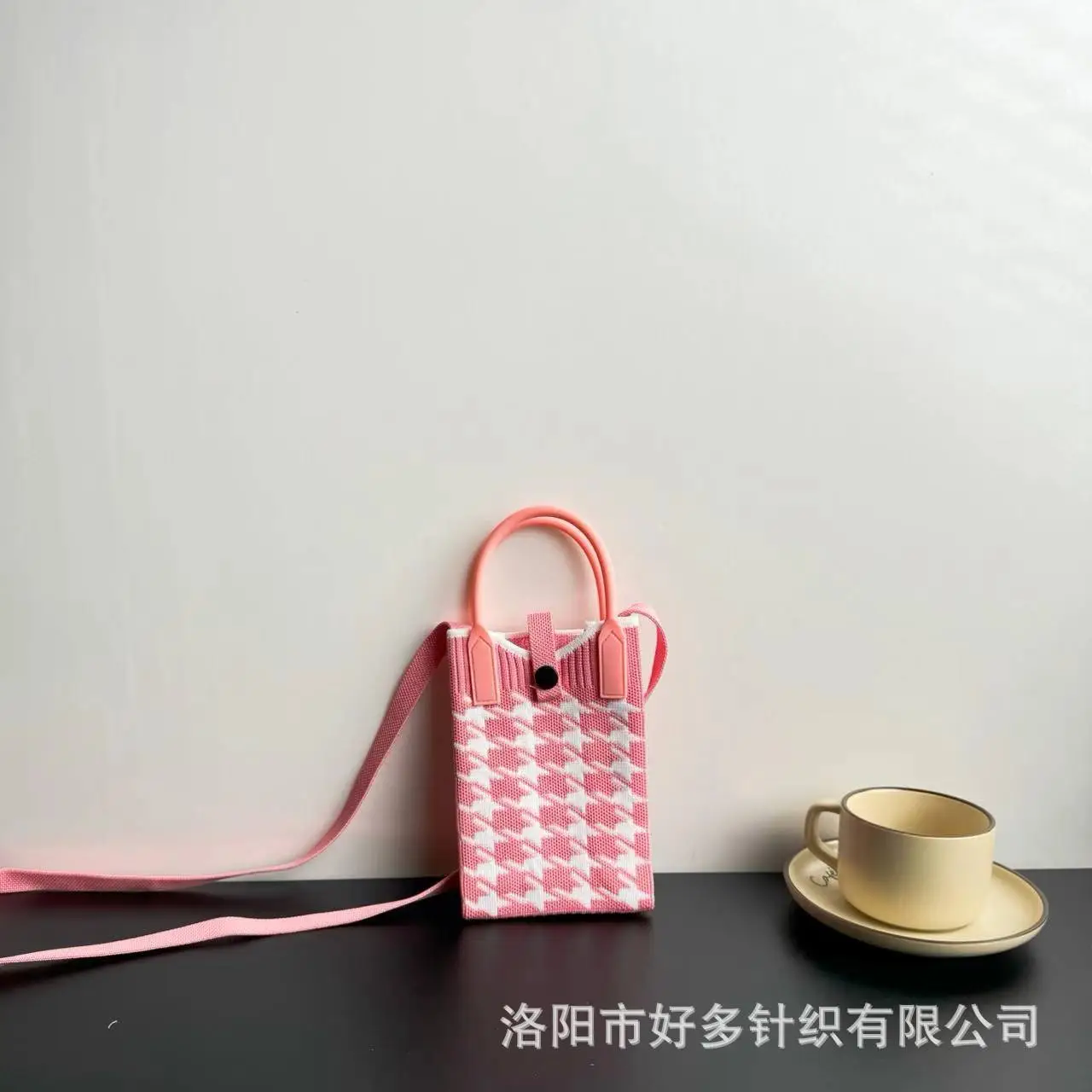 Cartoon Knitted Crossbody Bag Dopamine Niche - Image 65
