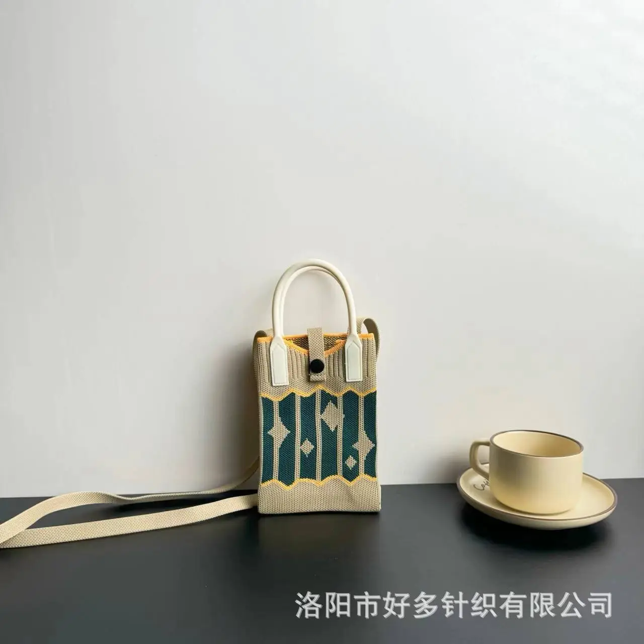 Cartoon Knitted Crossbody Bag Dopamine Niche - Image 66