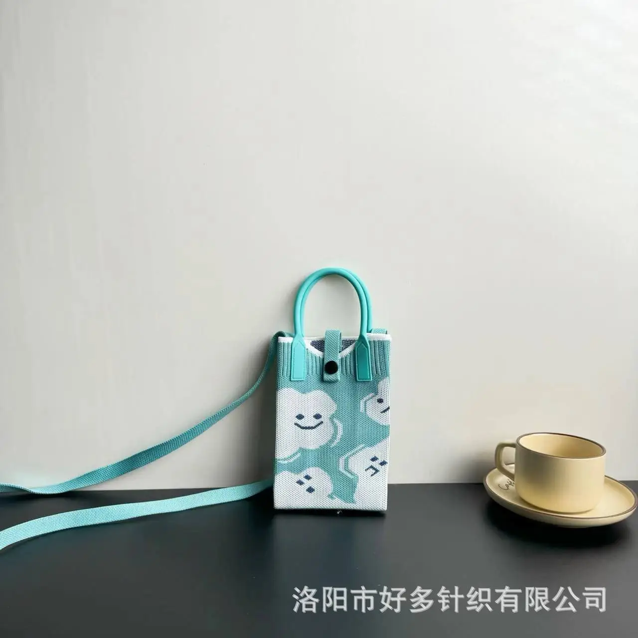 Cartoon Knitted Crossbody Bag Dopamine Niche - Image 67