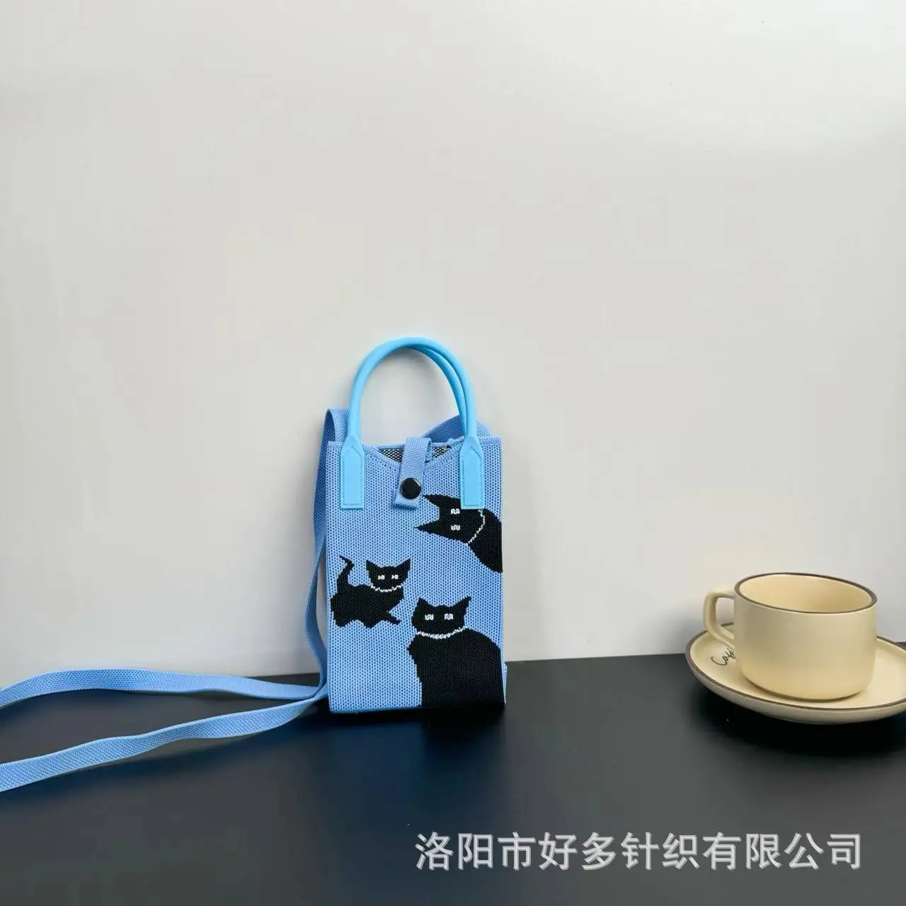 Cartoon Knitted Crossbody Bag Dopamine Niche - Image 71