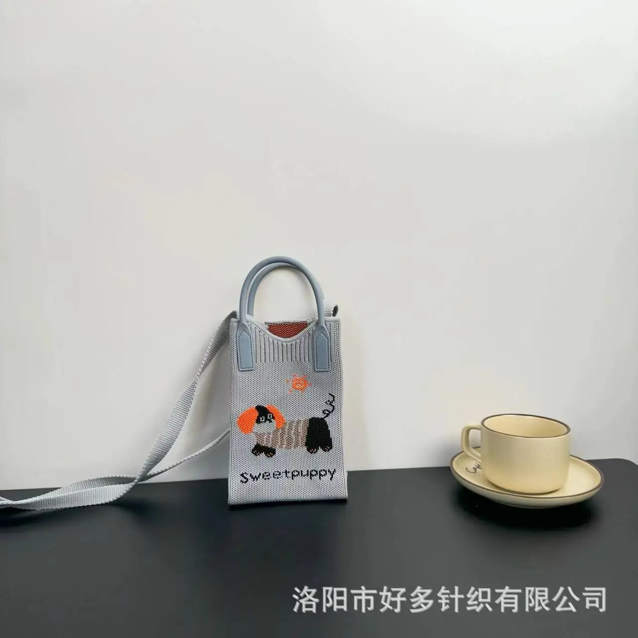 Cartoon Knitted Crossbody Bag Dopamine Niche - Image 73