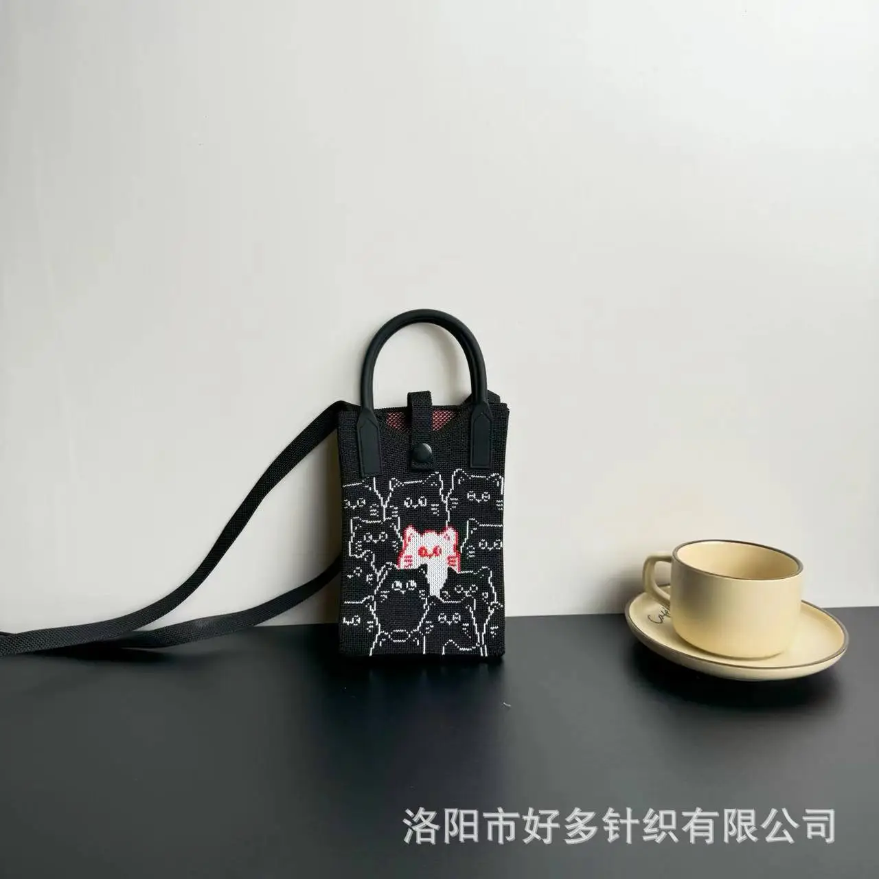 Cartoon Knitted Crossbody Bag Dopamine Niche - Image 74