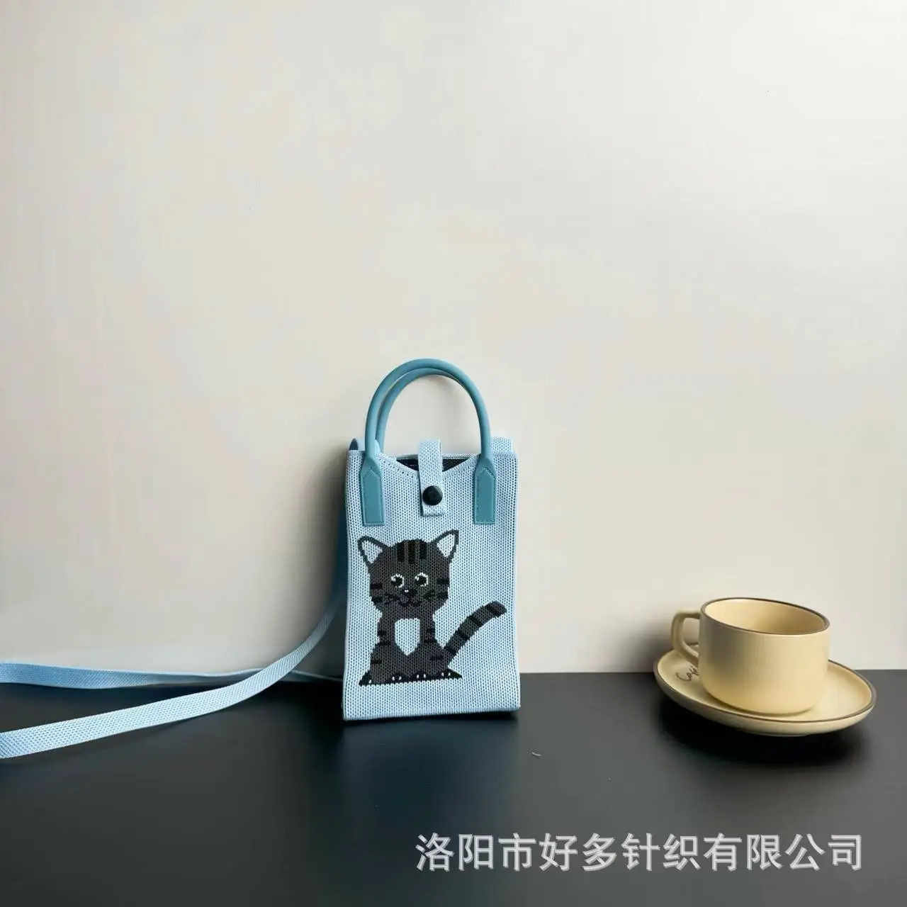 Cartoon Knitted Crossbody Bag Dopamine Niche - Image 76
