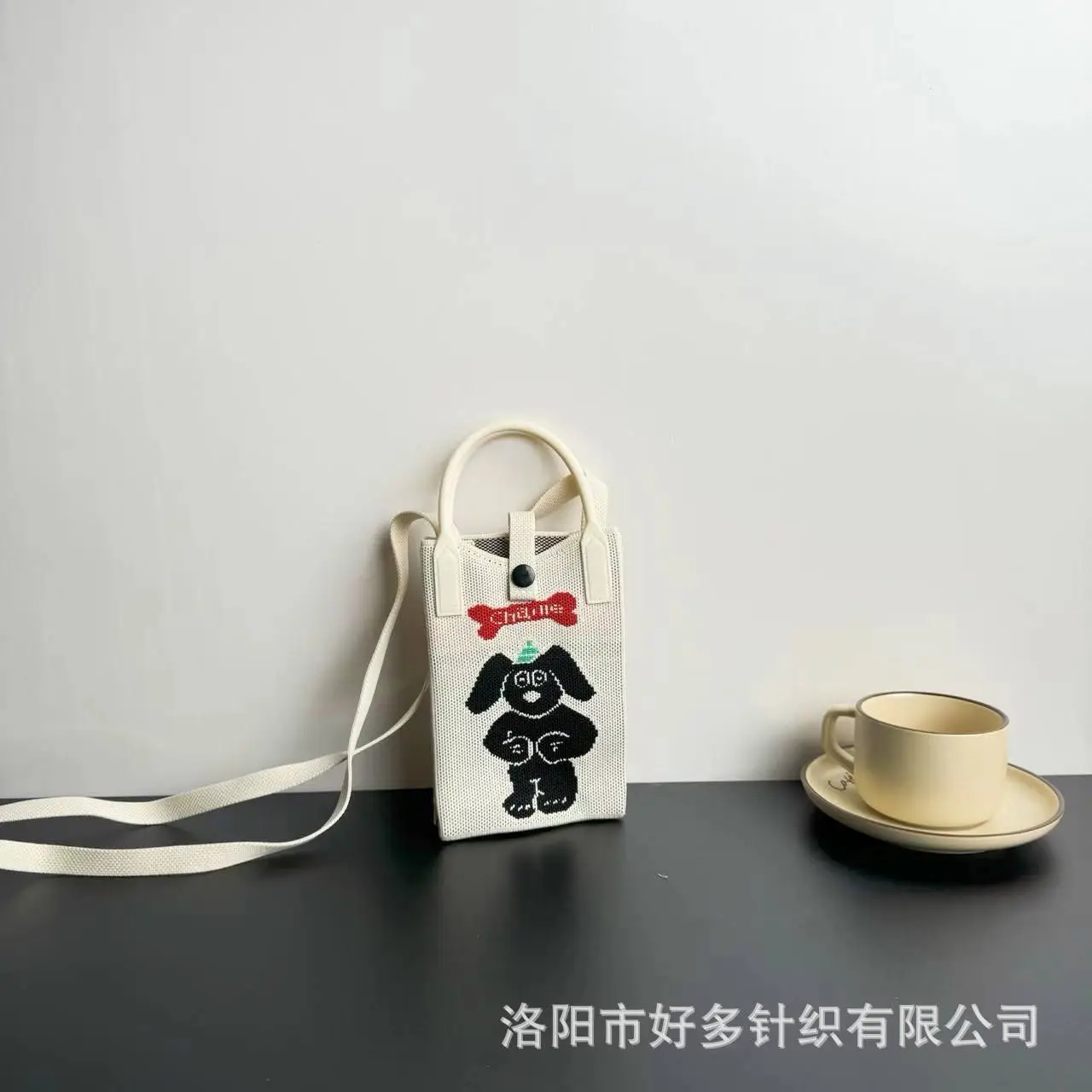 Cartoon Knitted Crossbody Bag Dopamine Niche - Image 77