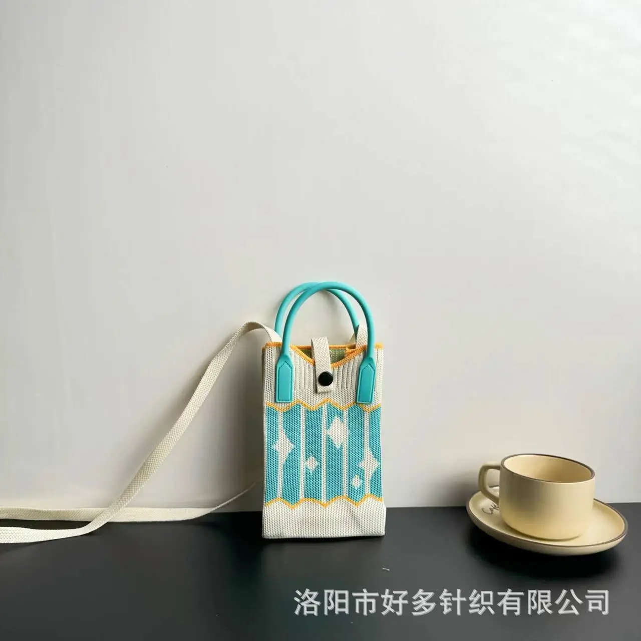 Cartoon Knitted Crossbody Bag Dopamine Niche - Image 85