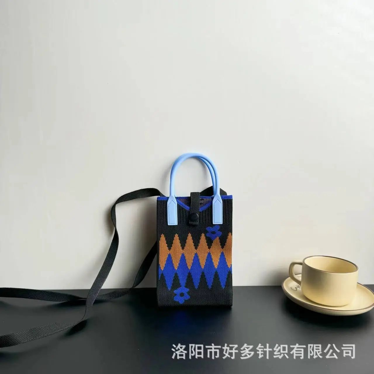 Cartoon Knitted Crossbody Bag Dopamine Niche - Image 86