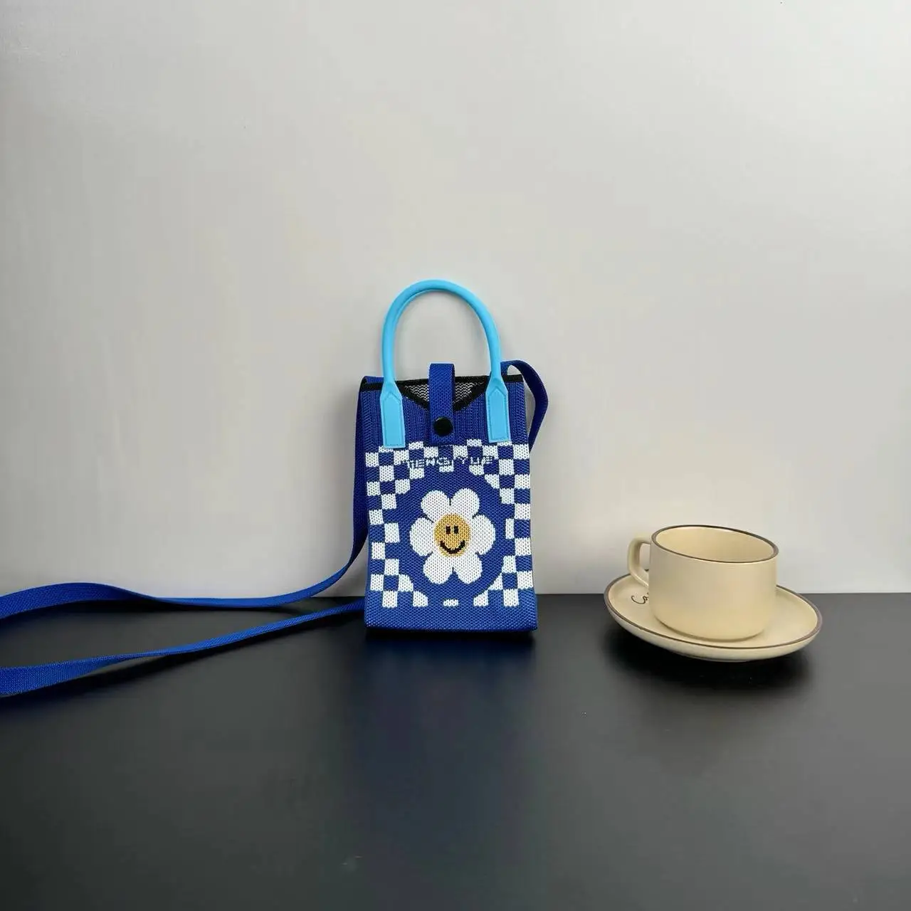 Cartoon Knitted Crossbody Bag Dopamine Niche - Image 89