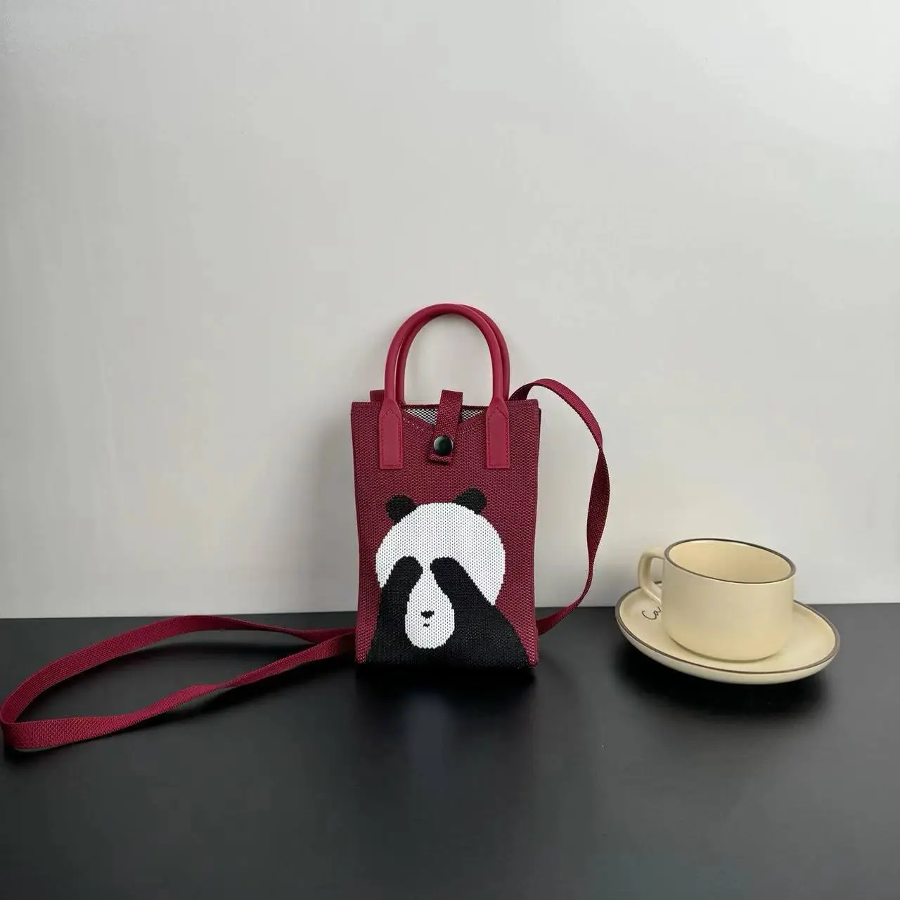 Cartoon Knitted Crossbody Bag Dopamine Niche — feature 18