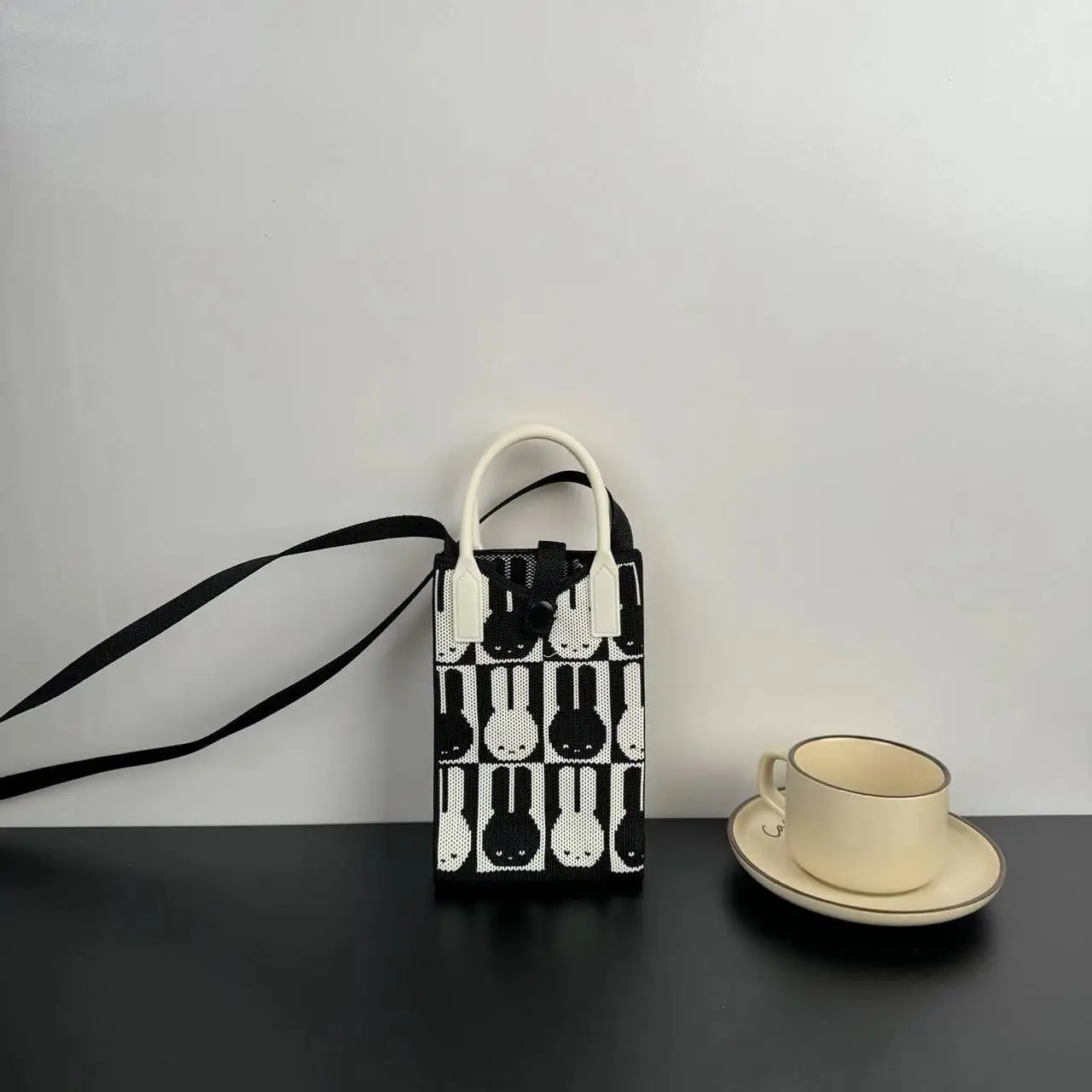 Cartoon Knitted Crossbody Bag Dopamine Niche - Image 96