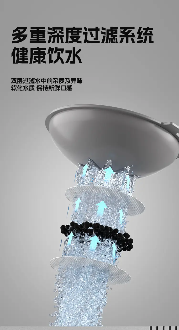 Cross-Border Automatic Cat Feeding and Water Dispenser, Cat Food and Dog Bowl, Cat Basin, Two-In-One Water Dispenser, Pet Supplies Factory — feature 9
